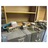 4 sanders incl:makita & tote