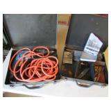 bosch drill & items w/metal cases