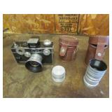 vintage argus camera & lense