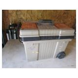 large toolbox w/items