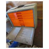 organizer box w/contents
