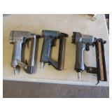3 air staple guns