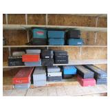 all empty metal & plastic cases