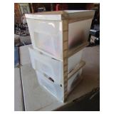 plastic storage container,testers & items