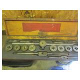 little giant tap & die set w/wood case