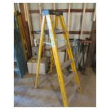 werner 6 ft yellow stepladder