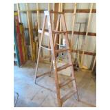 wooden stepladder