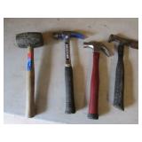 2 hammersincl;vaughn,mallet & hatchet