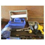 tool carriers,spotlight,measure wheel,tarp,items