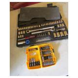 socket set & dewalt bits