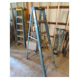werner 6 ft blue stepladder