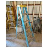 werner 6 ft blue stepladder