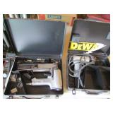 senco air staple gun & drill w/metal cases