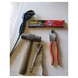 hand sledge,cable cutter,crimping tool,tools