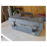 toolbox w/joist hangers & items