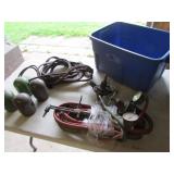 blue tote,welding hoses,guages & cutting torch