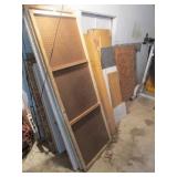 plywood,peg board & misc lumber