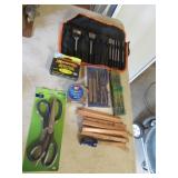 divider tools,bits,scissors,pencils & items