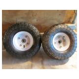 2 dolly tires