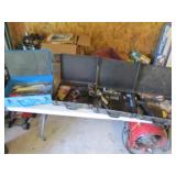 4 metal cases w/nails,staples & items
