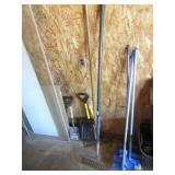 rakes,kids shovels & cleaning items