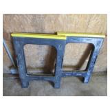 plastic saw horses