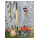 4 shovels
