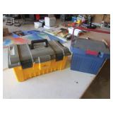 yellow toolbox & igloo cooler