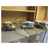 3 belt sanders incl:makita