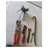 cable cutters,t- handles,crowbar & tools
