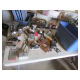 blue tote & all cameras & items