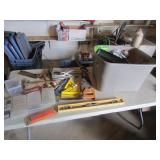 tote,level,saws,squares,organizers & items