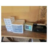 plastic organizers,small safe & lockbox(no combo)
