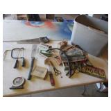tote,saws & misc items
