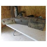 3 metal toolboxes