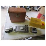 vintage polaroid camera & items