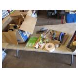 box of painting items