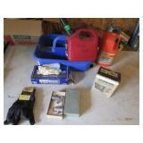 toll carrier,gascan,gloves,zoom viewer & items