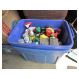 blue tote & partial chemicals