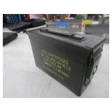 green metal ammo box