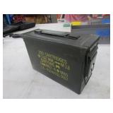 green metal ammo box