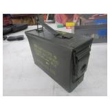 green metal ammo box