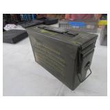 green metal ammo box