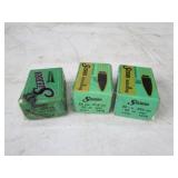3 full boxes of sierra 22 cal copper bullet tips