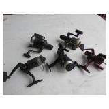 5 fishing reels incl:shimano