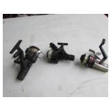 3 fishing reels incl:zebco & shimano