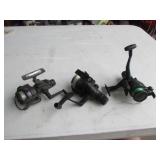 3 fishing reels incl:shimano