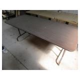 6 ft wood folding table