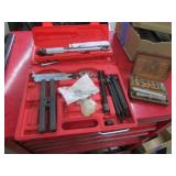 partial tool sets & pittsburgh 1/4" torque wrench