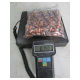 10.7 lbs of copper/lead of 44 cal bullet tips